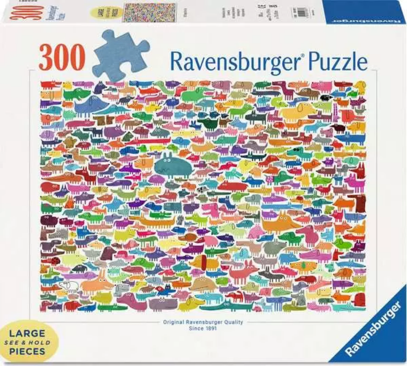 387 Dogs & One Cat 300 pc Puzzle