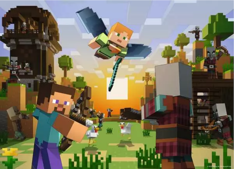 Minecraft 4x100 Pc Puzzle