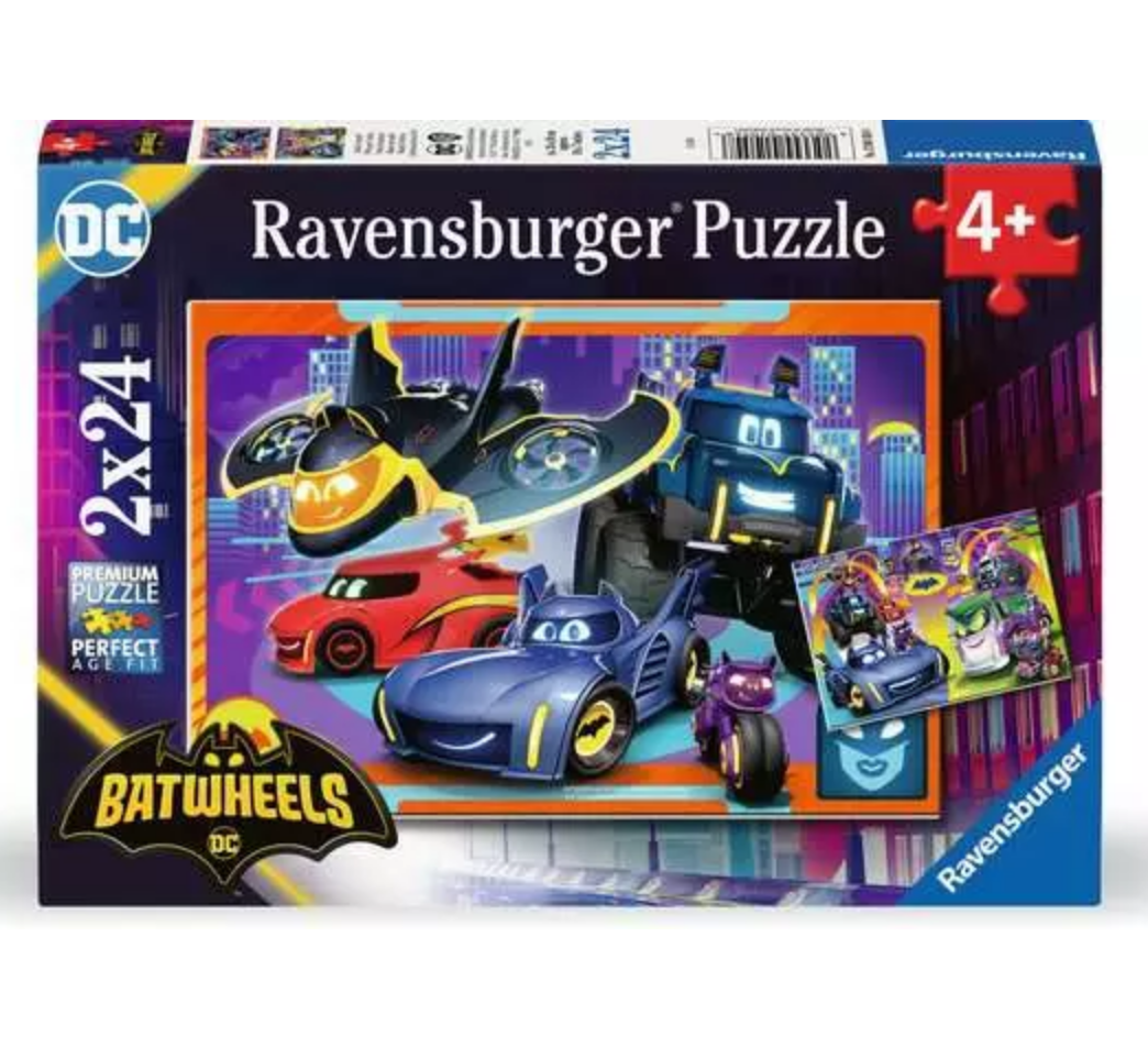 Batwheels 2x24 pc Puzzles