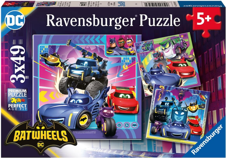 Batwheels 3x49 pc Puzzles