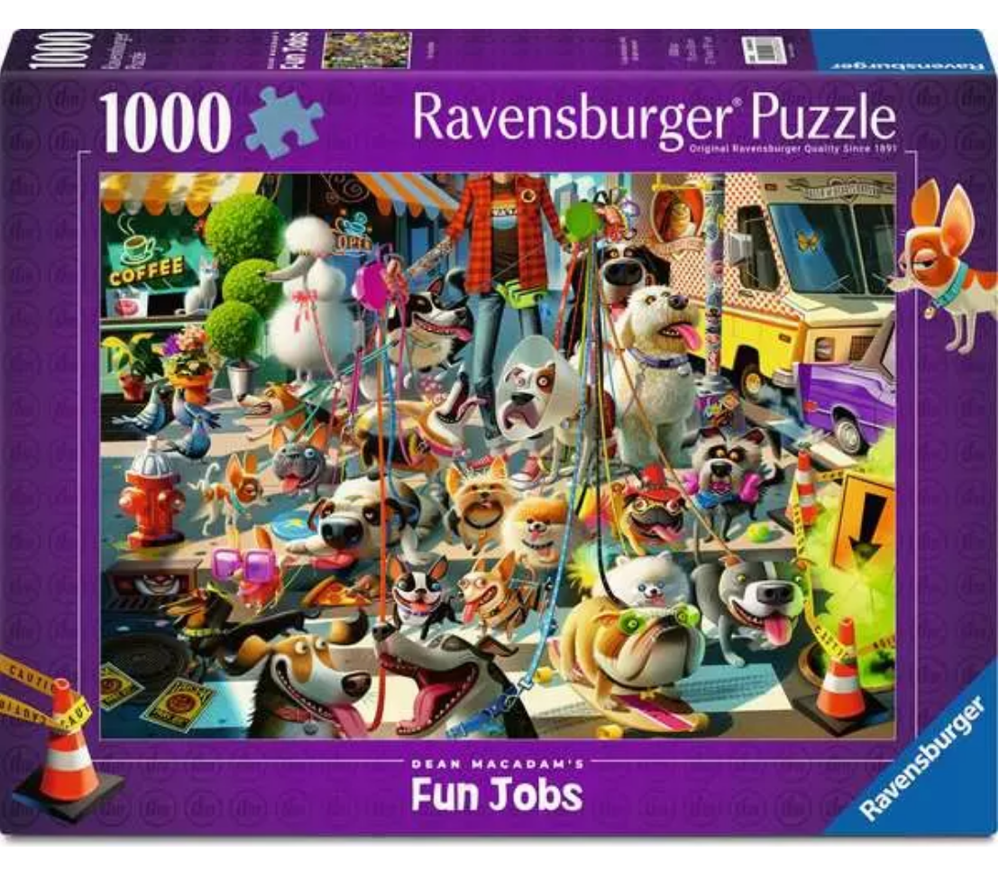 The Dog Walker 1000 pc Puzzle