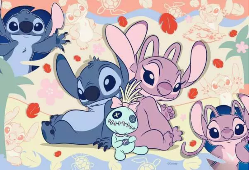 Disney Stitch Enjoy Time Together 35 Pc Puzzle