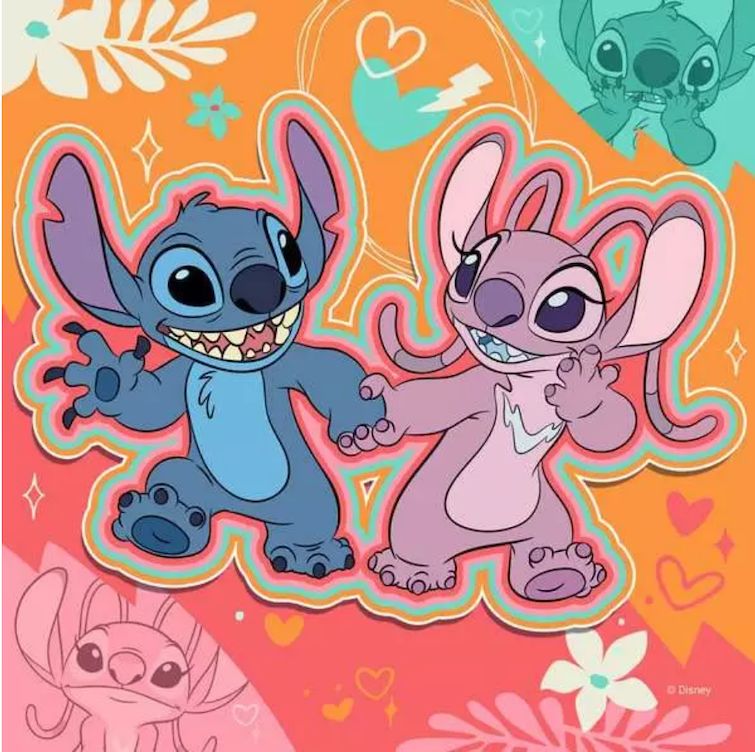 Stitch 3x49 pc Puzzles