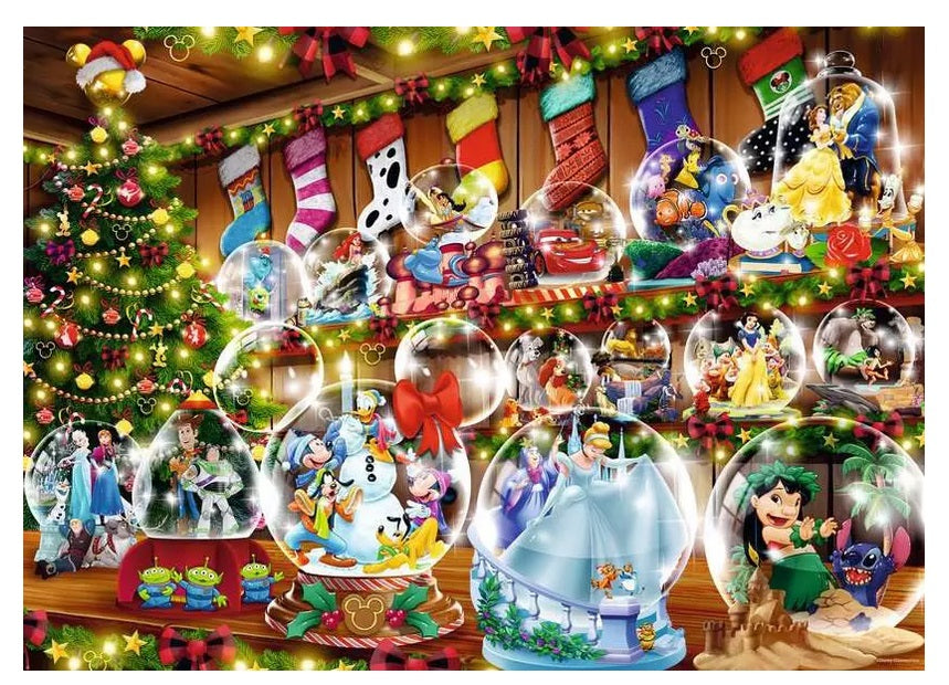 Disney Snow Globes Seasonal 1000 pc Puzzle