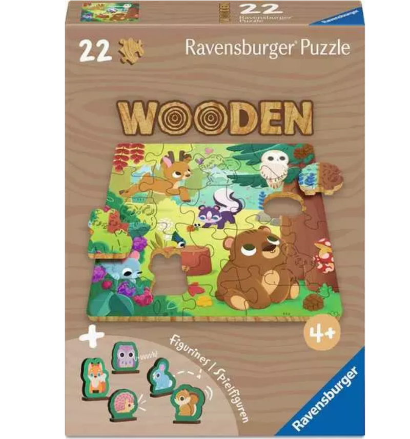 Forest Animals 22 pc Wooden Puzzle