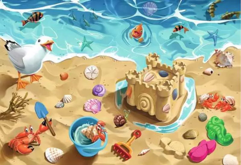Fun at the Beach 24 pc Giant Floor Puzzle