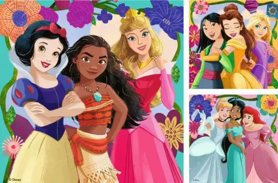 Disney Princess Girl Power! 3 x 49 Pc Puzzle