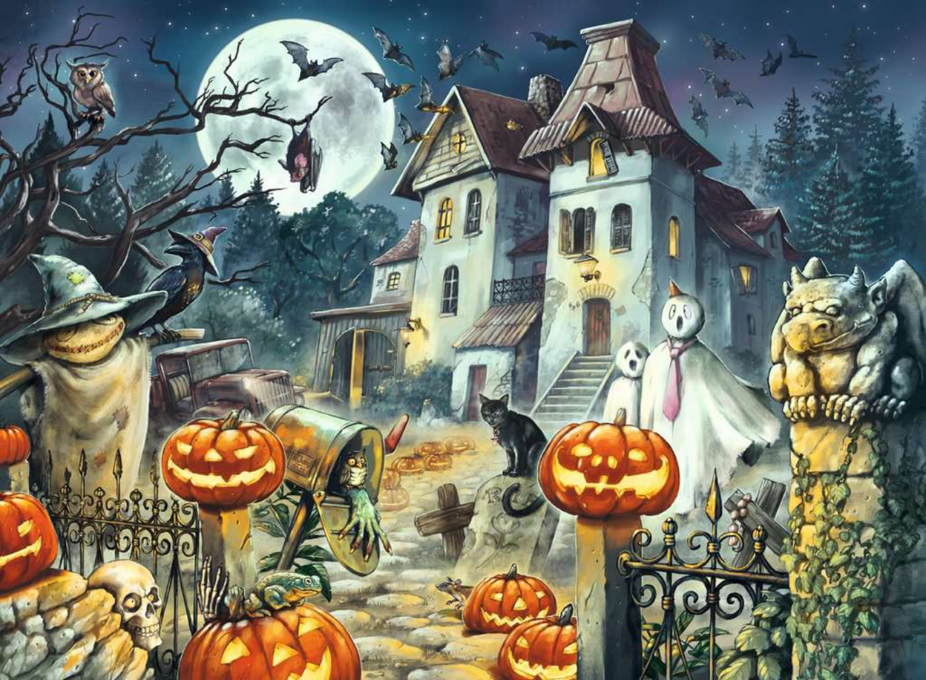 Halloween House Seasonal 300 pc Puzzle