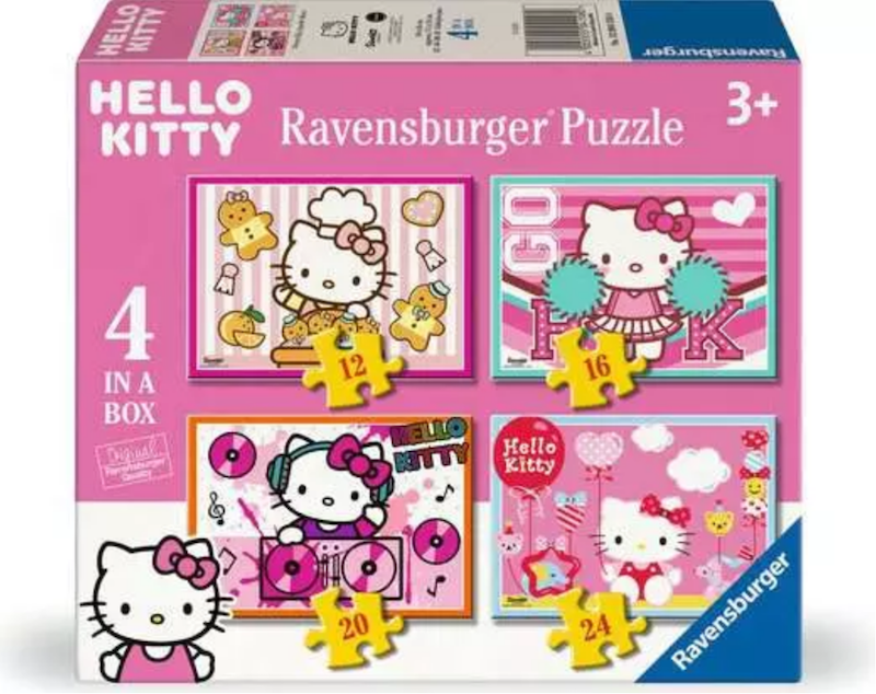 Hello Kitty: Dream big, sparkle more! 4 Puzzle Set