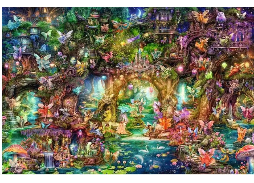 The Hidden World of Fairies 4000 Pc Puzzle