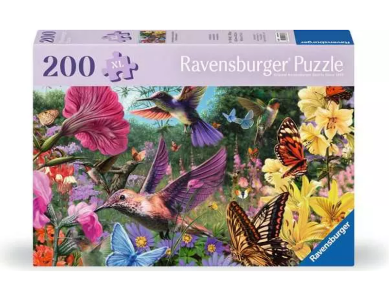 Hummingbirds and Butterflies XL 200 pc Puzzle