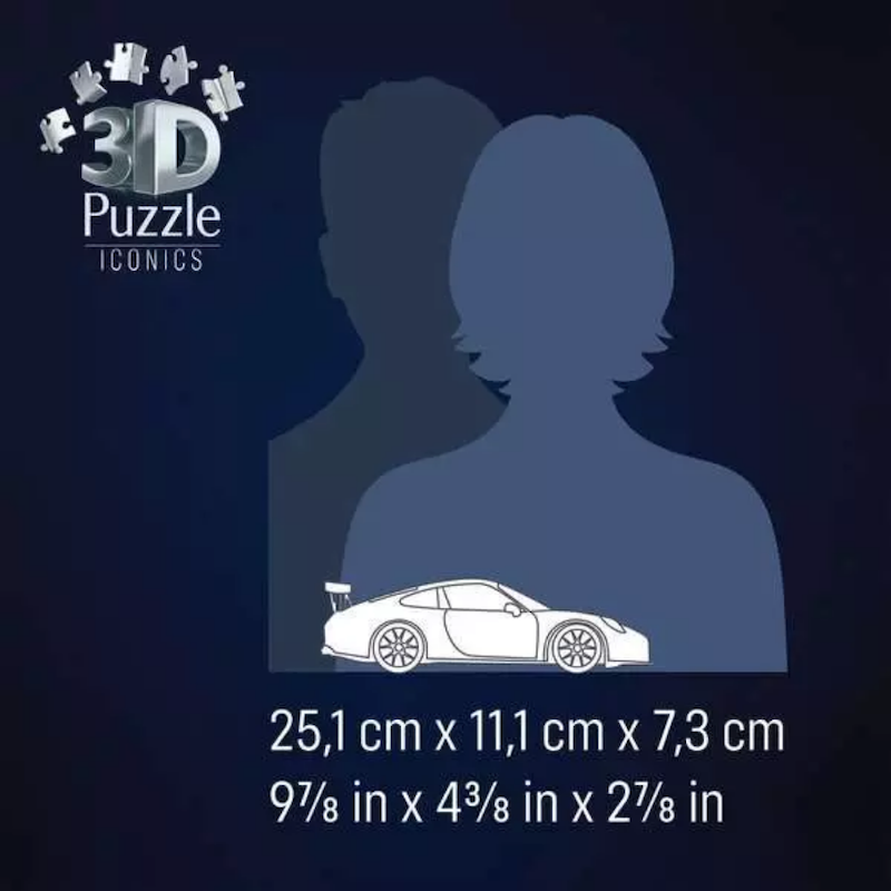 3D Puzzle Iconics: Porsche 911 GT3 Cup