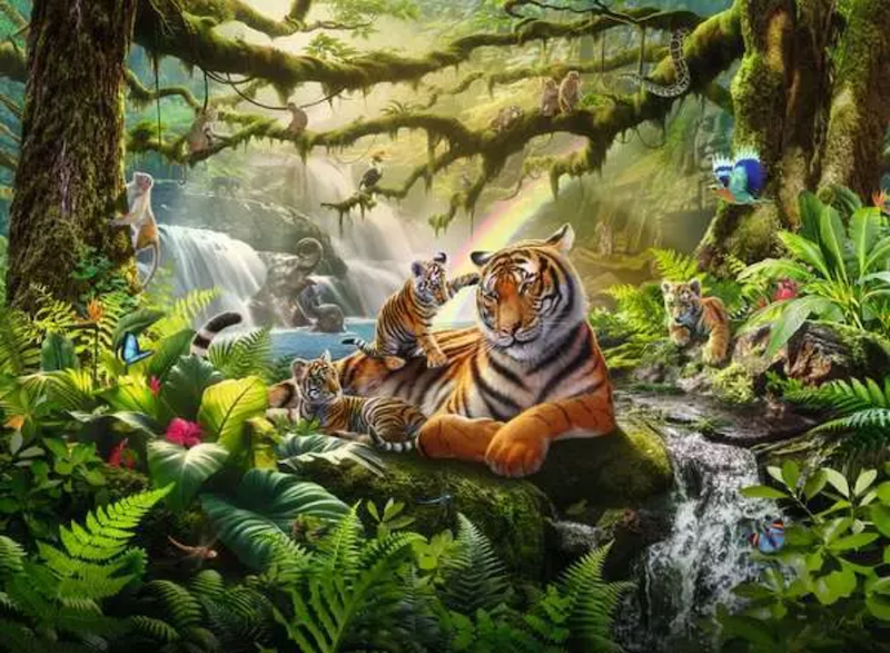 Jungle Wildlife Wonders 300 Pc Puzzle