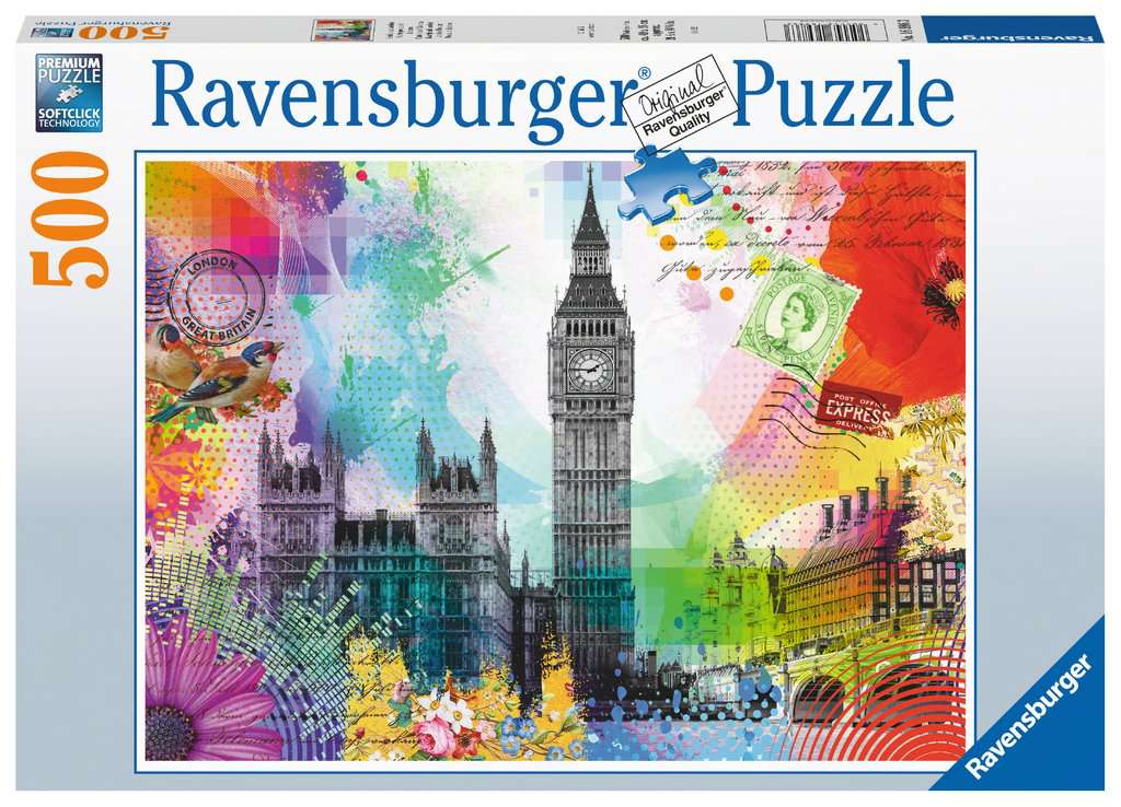London Postcard 500 pc Puzzle