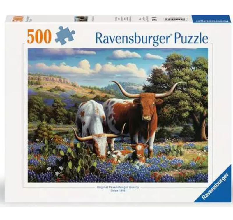 Loving Longhorns 500 pc Puzzle