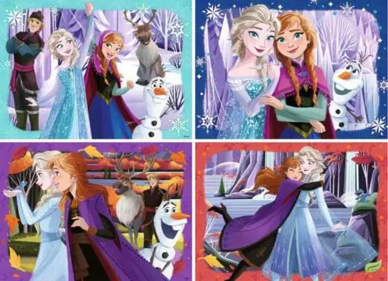 Frozen Family Forever 4 100 pc Puzzles