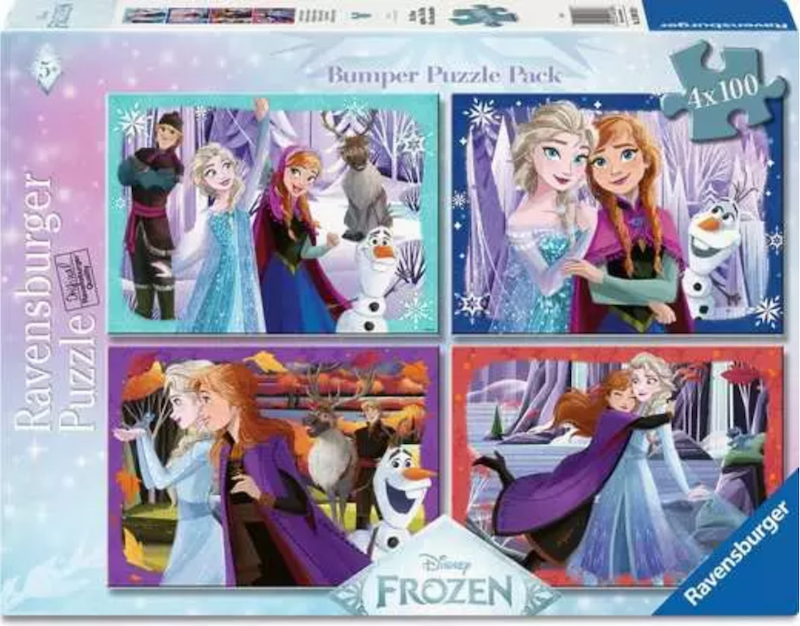 Frozen Family Forever 4 100 pc Puzzles