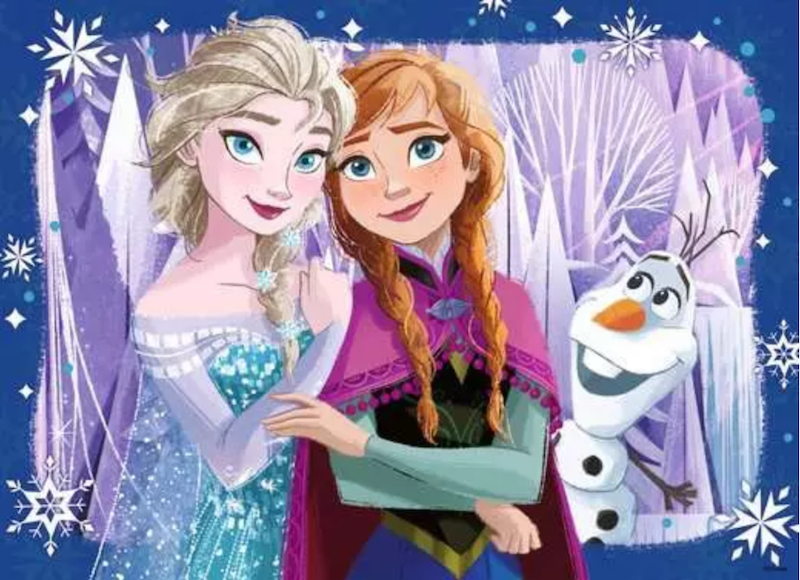 Frozen Family Forever 4 100 pc Puzzles