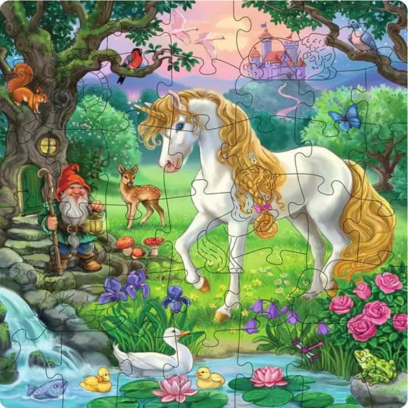 Unicorn 44 pc Wooden Puzzle