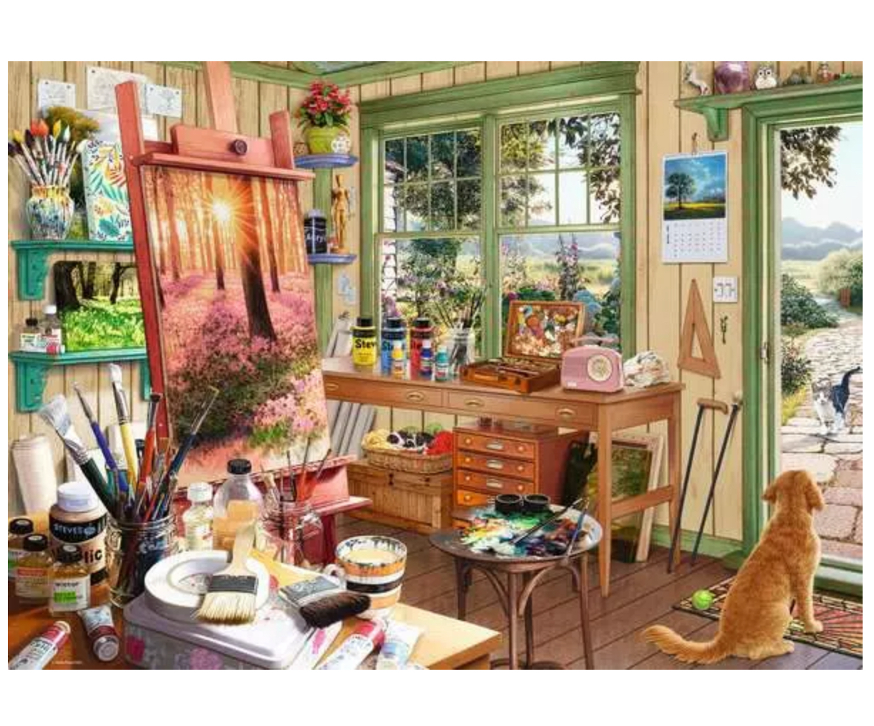 The Artist's Shed 1000 Pc Puzzle