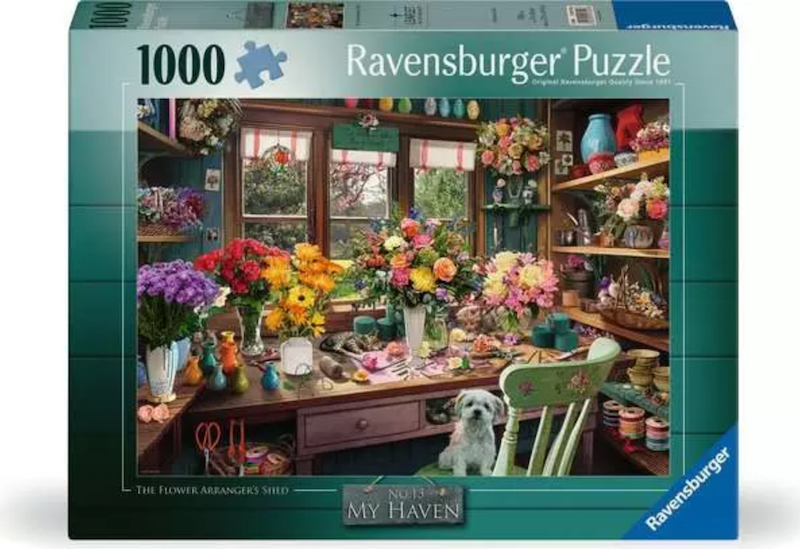 My Haven No.13 Flower Arranger's Shed 1000 pc Puzzle