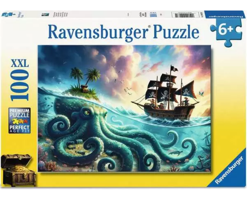 Octopus Treasure 100 Pc Puzzle