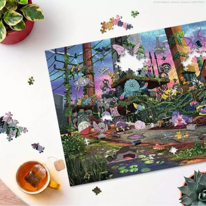 Jolteon and Reclaimed Power Plant 1000 Pc Puzzle