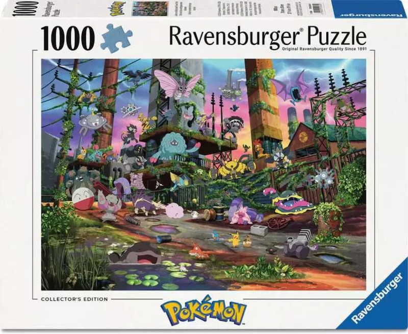 Jolteon and Reclaimed Power Plant 1000 Pc Puzzle