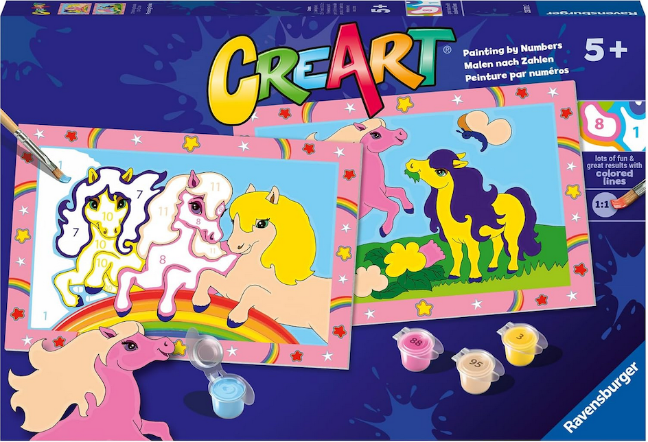 CreArt Jr: Prancing Ponies Paint by Number Kit