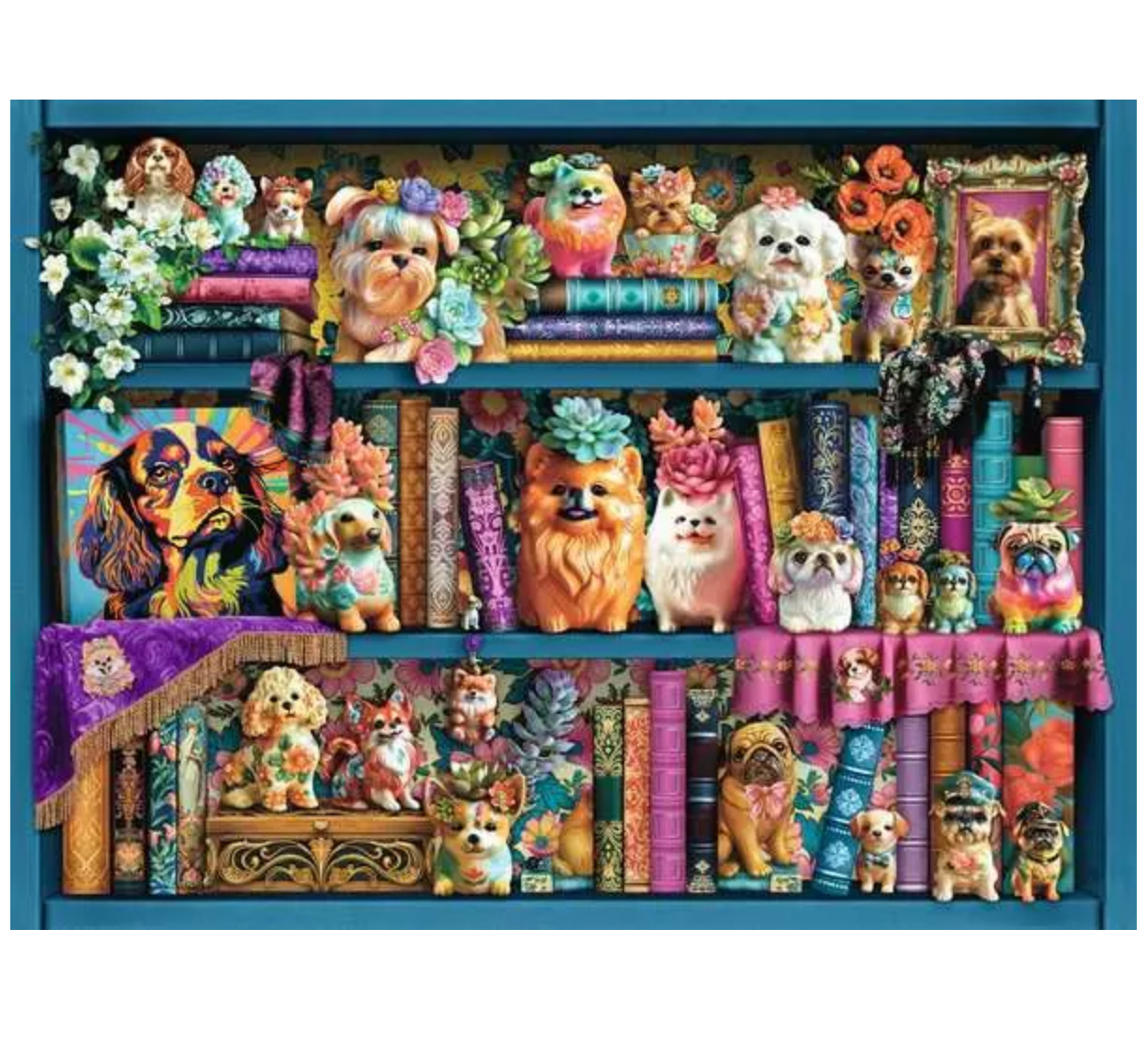 Precious Porcelain Pups 500 Pc Puzzle