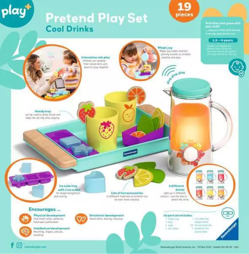 Play+ Pretend Play Set Cool Drinks
