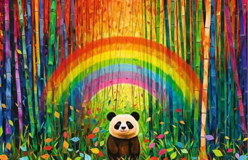 Puzzle Moments: Bamboo Panda 200 Pc Puzzle