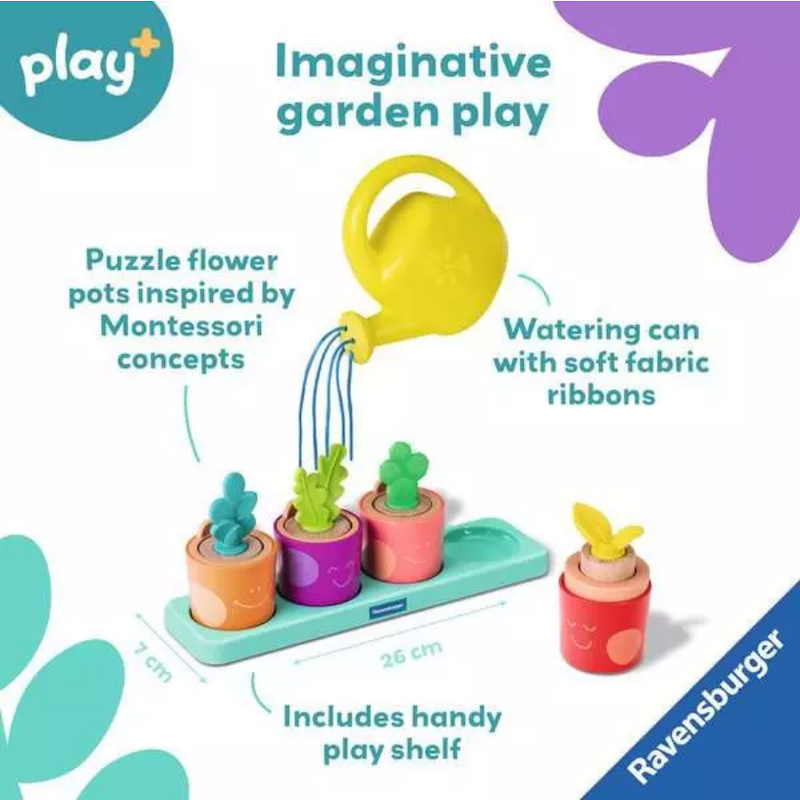My Little Plants Puzzle & Play Set