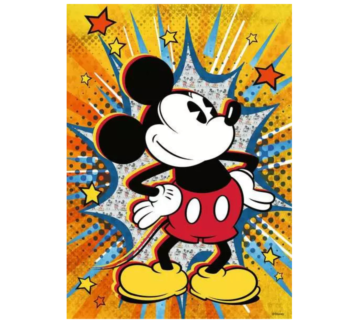 Retro Mickey 1000 Pc Puzzle