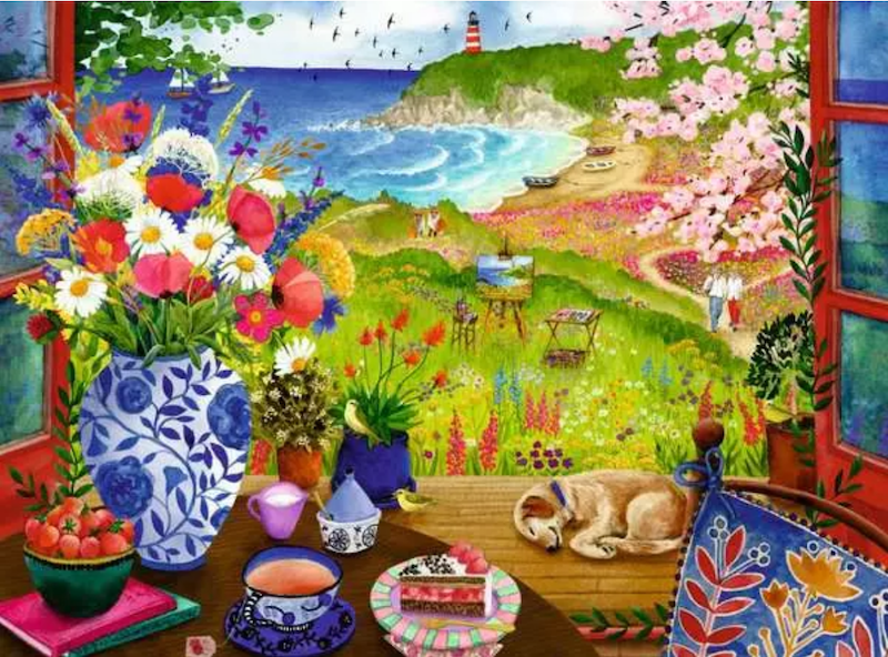 Seaside Window View XL 100 pc Puzzle