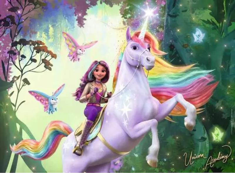 Unicorn Academy - Sophia and Wildstar 100 Pc Puzzle