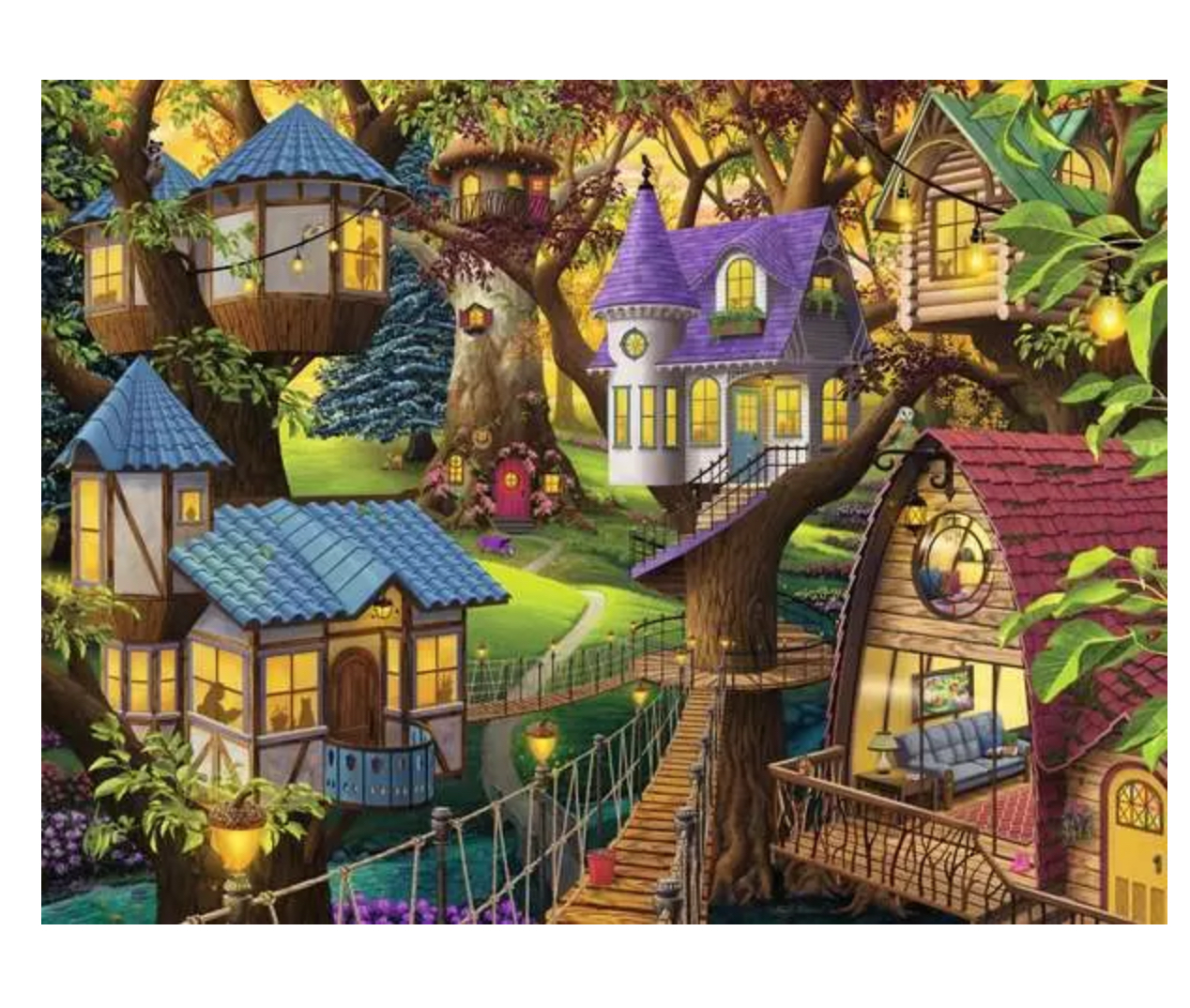 Twilight in the Treetops 1500 Pc Puzzle