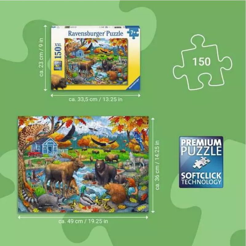 Wildlife Gathering 150 Pc Puzzle