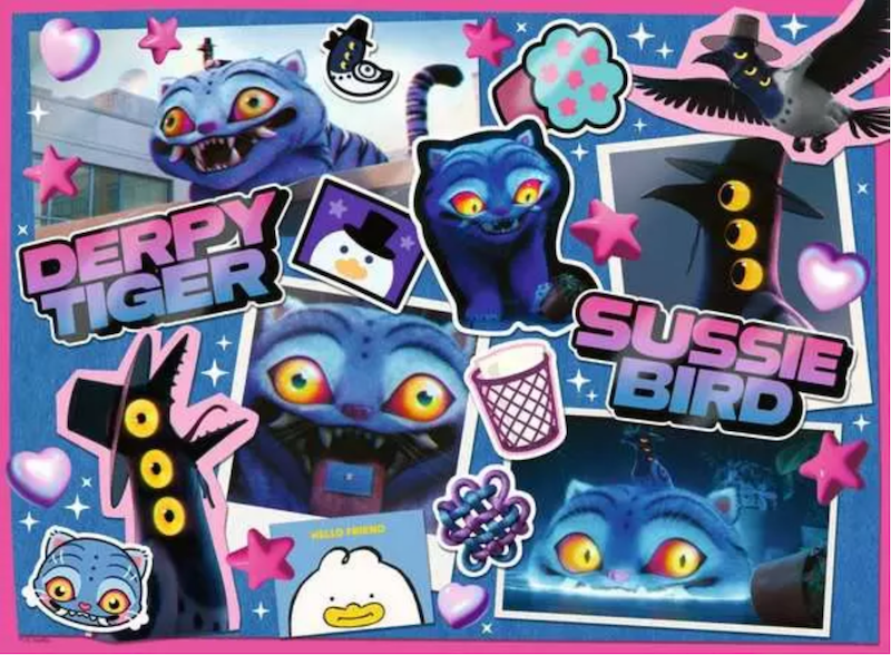KPop Demon Hunters Derpy & Sussie 300 XXL Puzzle