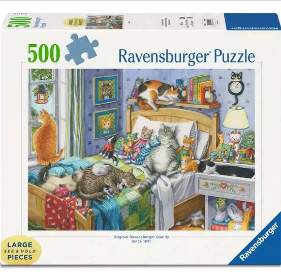 Cat Nap 500 pc Large Format Puzzle