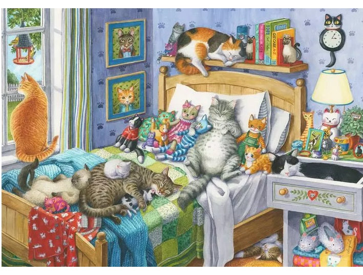 Cat Nap 500 pc Large Format Puzzle