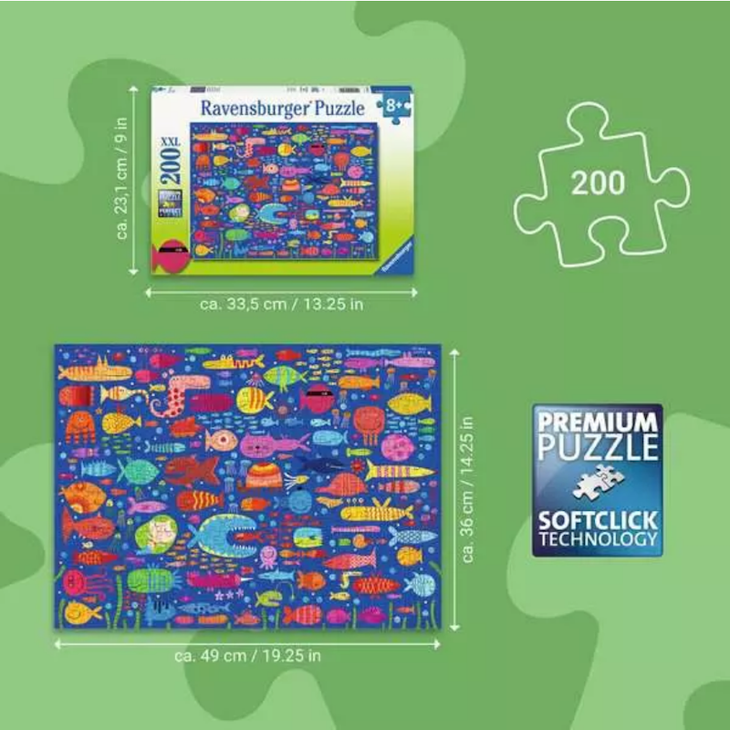Funny Fish Friends 200 Pc Puzzle