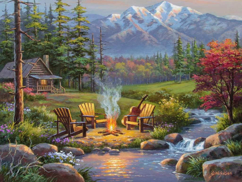Riverside Livingroom 750 pc Large Format Puzzle