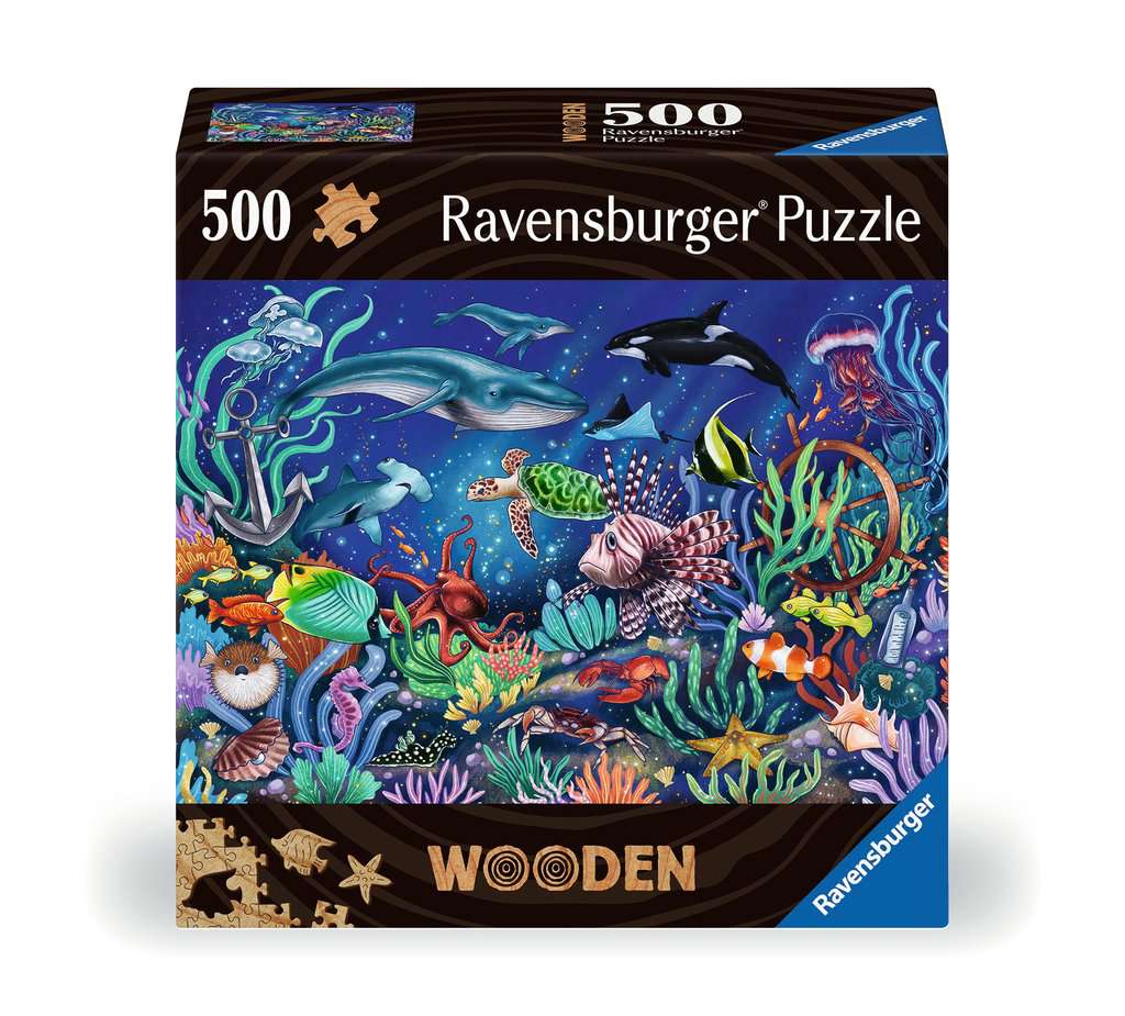 Under the Sea Wooden 500 pc Puzzle
