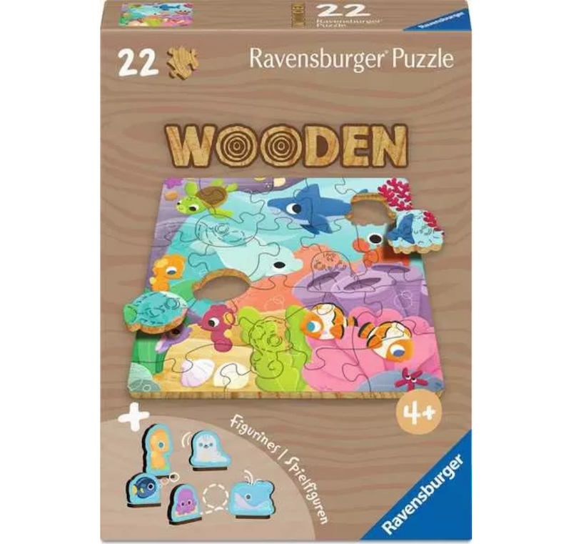 Underwater 22 pc Wooden Puzzle