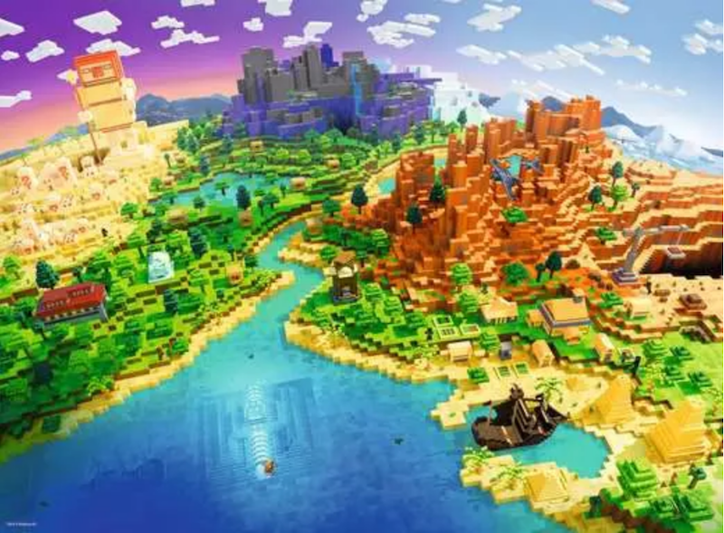 World of Minecraft 500 pc Puzzle
