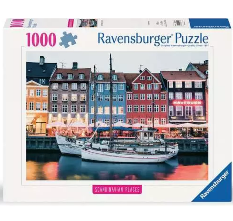 Scandinavian Places - Copenhagen, Denmark 1000 Pc Puzzle