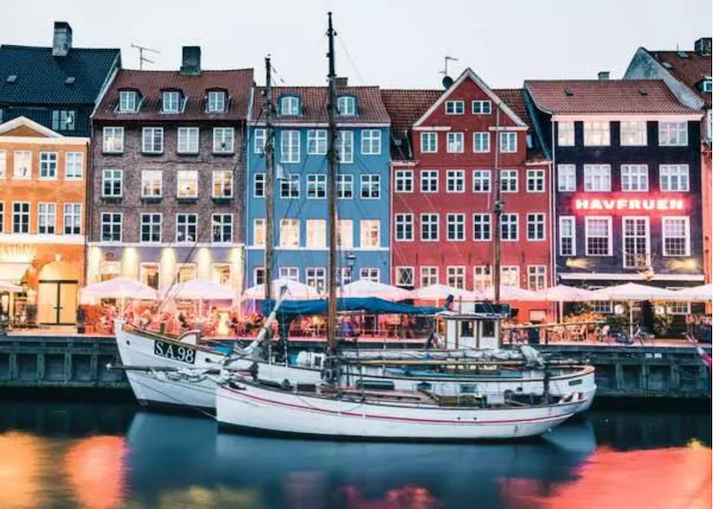 Scandinavian Places - Copenhagen, Denmark 1000 Pc Puzzle