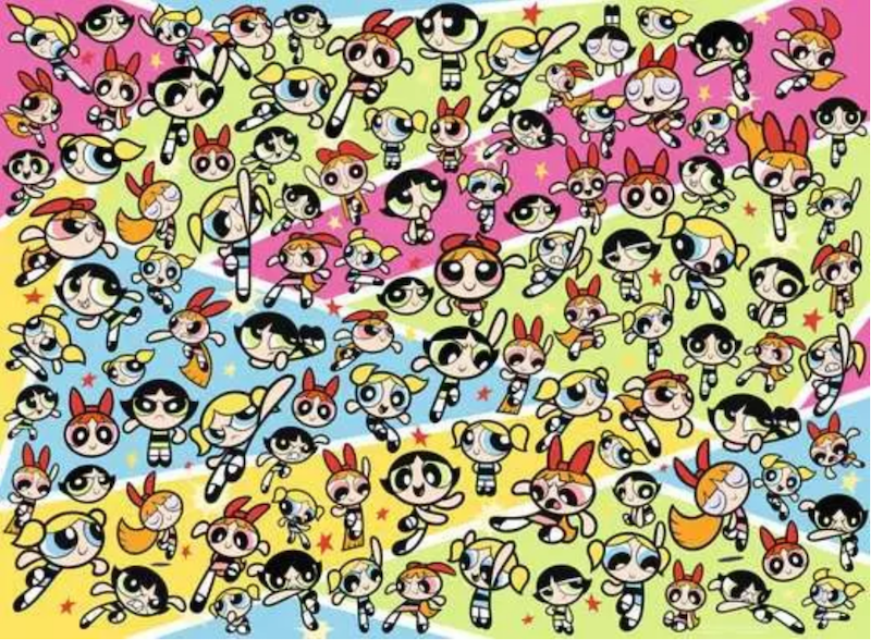 The Powerpuff Girls Challenge 500 pc Puzzle