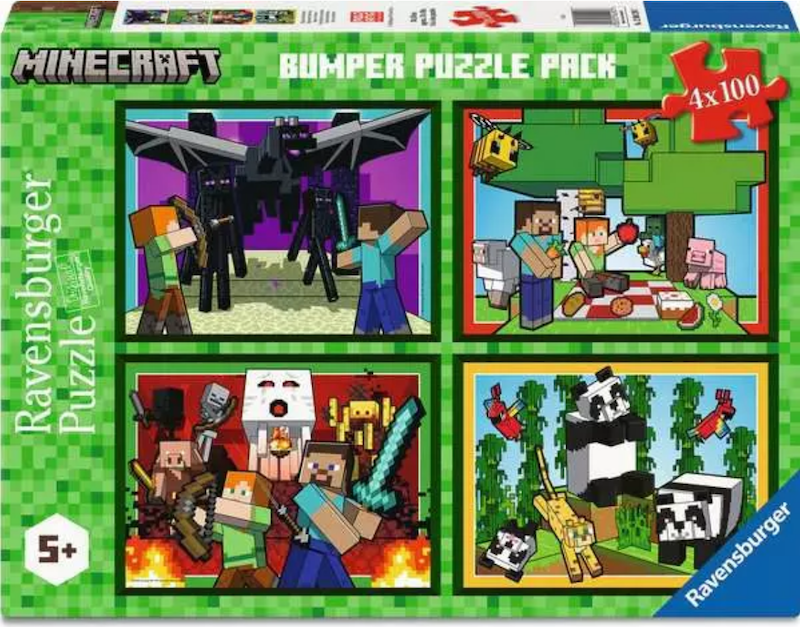 Minecraft Realms & Adventures 4 Puzzle Pack